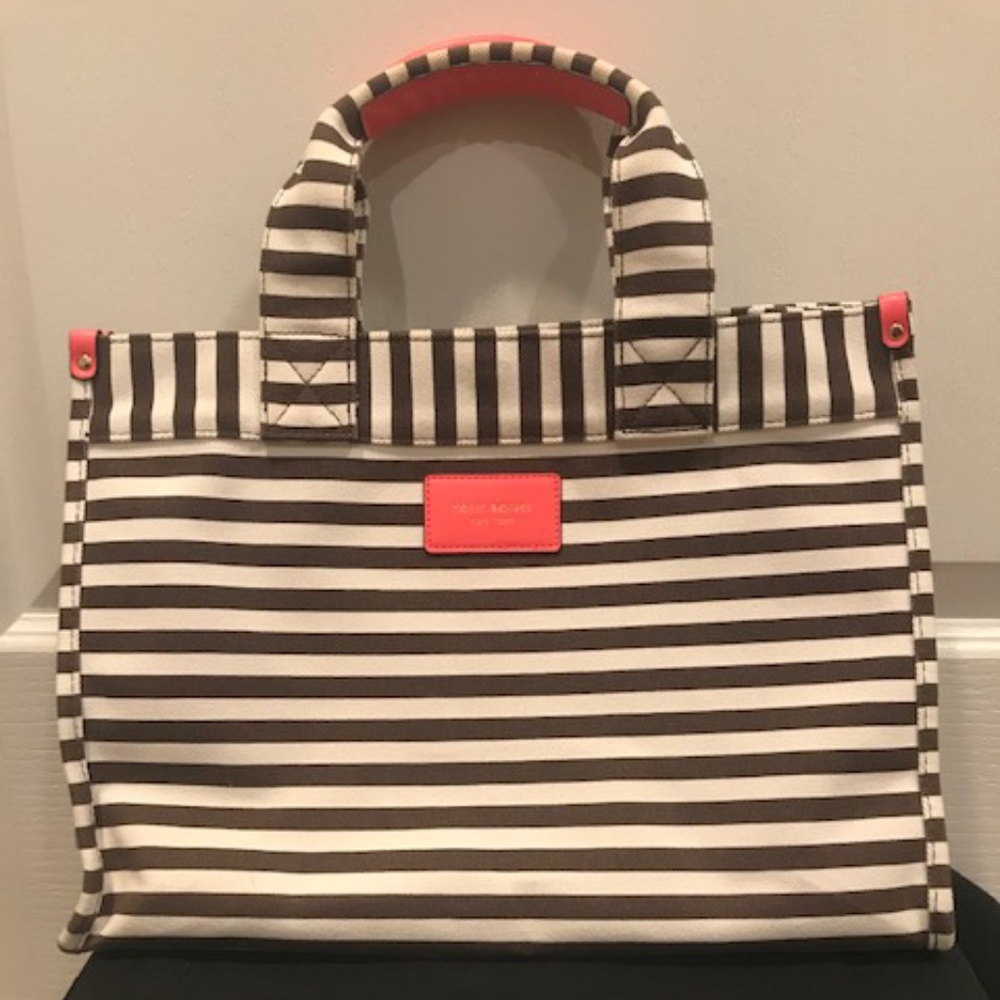 Henri Bendel Canvas Tote & 3 pc travel set